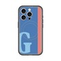 スリムプロテクションプレミアムケース with MagSafe［ オリジナル - initial color line - G blue ］