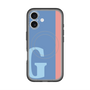 スリムプロテクションプレミアムケース with MagSafe［ オリジナル - initial color line - G blue ］