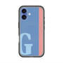 スリムプロテクションプレミアムケース with MagSafe［ オリジナル - initial color line - G blue ］
