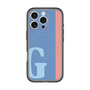 スリムプロテクションプレミアムケース with MagSafe［ オリジナル - initial color line - G blue ］