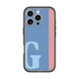 スリムプロテクションプレミアムケース with MagSafe［ オリジナル - initial color line - G blue ］
