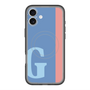 スリムプロテクションプレミアムケース with MagSafe［ オリジナル - initial color line - G blue ］