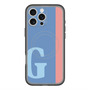 スリムプロテクションプレミアムケース with MagSafe［ オリジナル - initial color line - G blue ］