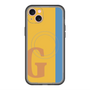 スリムプロテクションプレミアムケース with MagSafe［ オリジナル - initial color line - G orange ］