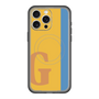 スリムプロテクションプレミアムケース with MagSafe［ オリジナル - initial color line - G orange ］