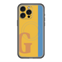 スリムプロテクションプレミアムケース with MagSafe［ オリジナル - initial color line - G orange ］