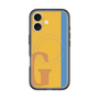 スリムプロテクションプレミアムケース with MagSafe［ オリジナル - initial color line - G orange ］
