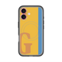 スリムプロテクションプレミアムケース with MagSafe［ オリジナル - initial color line - G orange ］