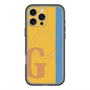 スリムプロテクションプレミアムケース with MagSafe［ オリジナル - initial color line - G orange ］