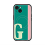 スリムプロテクションプレミアムケース with MagSafe［ オリジナル - initial color line - G green ］