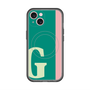 スリムプロテクションプレミアムケース with MagSafe［ オリジナル - initial color line - G green ］