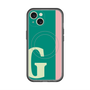 スリムプロテクションプレミアムケース with MagSafe［ オリジナル - initial color line - G green ］
