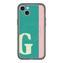 スリムプロテクションプレミアムケース with MagSafe［ オリジナル - initial color line - G green ］