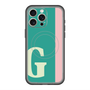 スリムプロテクションプレミアムケース with MagSafe［ オリジナル - initial color line - G green ］