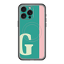 スリムプロテクションプレミアムケース with MagSafe［ オリジナル - initial color line - G green ］