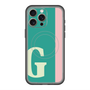 スリムプロテクションプレミアムケース with MagSafe［ オリジナル - initial color line - G green ］