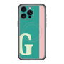 スリムプロテクションプレミアムケース with MagSafe［ オリジナル - initial color line - G green ］