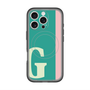 スリムプロテクションプレミアムケース with MagSafe［ オリジナル - initial color line - G green ］