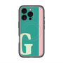 スリムプロテクションプレミアムケース with MagSafe［ オリジナル - initial color line - G green ］