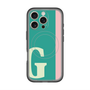 スリムプロテクションプレミアムケース with MagSafe［ オリジナル - initial color line - G green ］