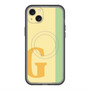 スリムプロテクションプレミアムケース with MagSafe［ オリジナル - initial color line - G yellow ］