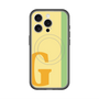 スリムプロテクションプレミアムケース with MagSafe［ オリジナル - initial color line - G yellow ］