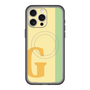 スリムプロテクションプレミアムケース with MagSafe［ オリジナル - initial color line - G yellow ］