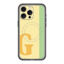 スリムプロテクションプレミアムケース with MagSafe［ オリジナル - initial color line - G yellow ］