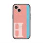 スリムプロテクションプレミアムケース with MagSafe［ オリジナル - initial color line - H pink ］