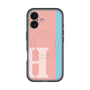 スリムプロテクションプレミアムケース with MagSafe［ オリジナル - initial color line - H pink ］