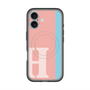スリムプロテクションプレミアムケース with MagSafe［ オリジナル - initial color line - H pink ］