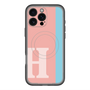 スリムプロテクションプレミアムケース with MagSafe［ オリジナル - initial color line - H pink ］