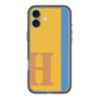 スリムプロテクションプレミアムケース with MagSafe［ オリジナル - initial color line - H orange ］