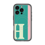 スリムプロテクションプレミアムケース with MagSafe［ オリジナル - initial color line - H green ］