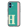スリムプロテクションプレミアムケース with MagSafe［ オリジナル - initial color line - H green ］