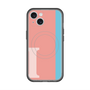 スリムプロテクションプレミアムケース with MagSafe［ オリジナル - initial color line - I pink ］