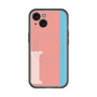 スリムプロテクションプレミアムケース with MagSafe［ オリジナル - initial color line - I pink ］