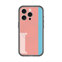 スリムプロテクションプレミアムケース with MagSafe［ オリジナル - initial color line - I pink ］