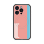 スリムプロテクションプレミアムケース with MagSafe［ オリジナル - initial color line - I pink ］