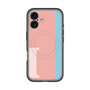 スリムプロテクションプレミアムケース with MagSafe［ オリジナル - initial color line - I pink ］