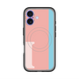 スリムプロテクションプレミアムケース with MagSafe［ オリジナル - initial color line - I pink ］