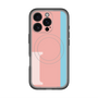 スリムプロテクションプレミアムケース with MagSafe［ オリジナル - initial color line - I pink ］