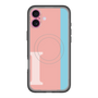 スリムプロテクションプレミアムケース with MagSafe［ オリジナル - initial color line - I pink ］