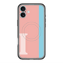 スリムプロテクションプレミアムケース with MagSafe［ オリジナル - initial color line - I pink ］