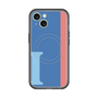 スリムプロテクションプレミアムケース with MagSafe［ オリジナル - initial color line - I blue ］