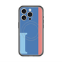 スリムプロテクションプレミアムケース with MagSafe［ オリジナル - initial color line - I blue ］