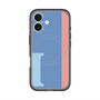 スリムプロテクションプレミアムケース with MagSafe［ オリジナル - initial color line - I blue ］