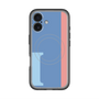 スリムプロテクションプレミアムケース with MagSafe［ オリジナル - initial color line - I blue ］