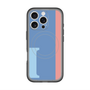 スリムプロテクションプレミアムケース with MagSafe［ オリジナル - initial color line - I blue ］