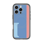 スリムプロテクションプレミアムケース with MagSafe［ オリジナル - initial color line - I blue ］